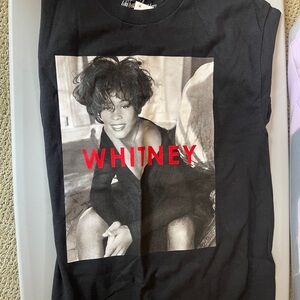 Whitney Graphic Black T-Shirt